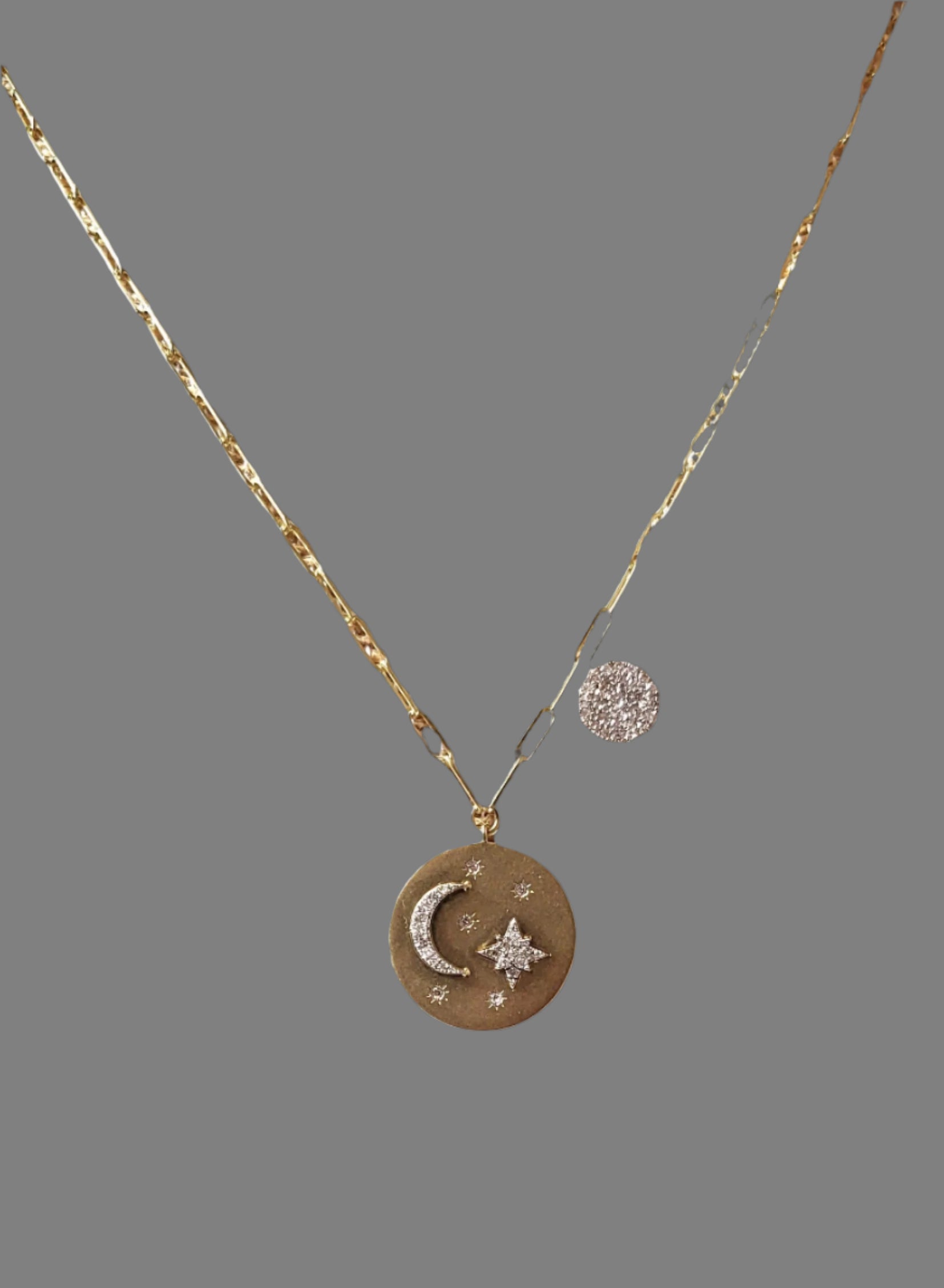 Moon and Starburst Pendant