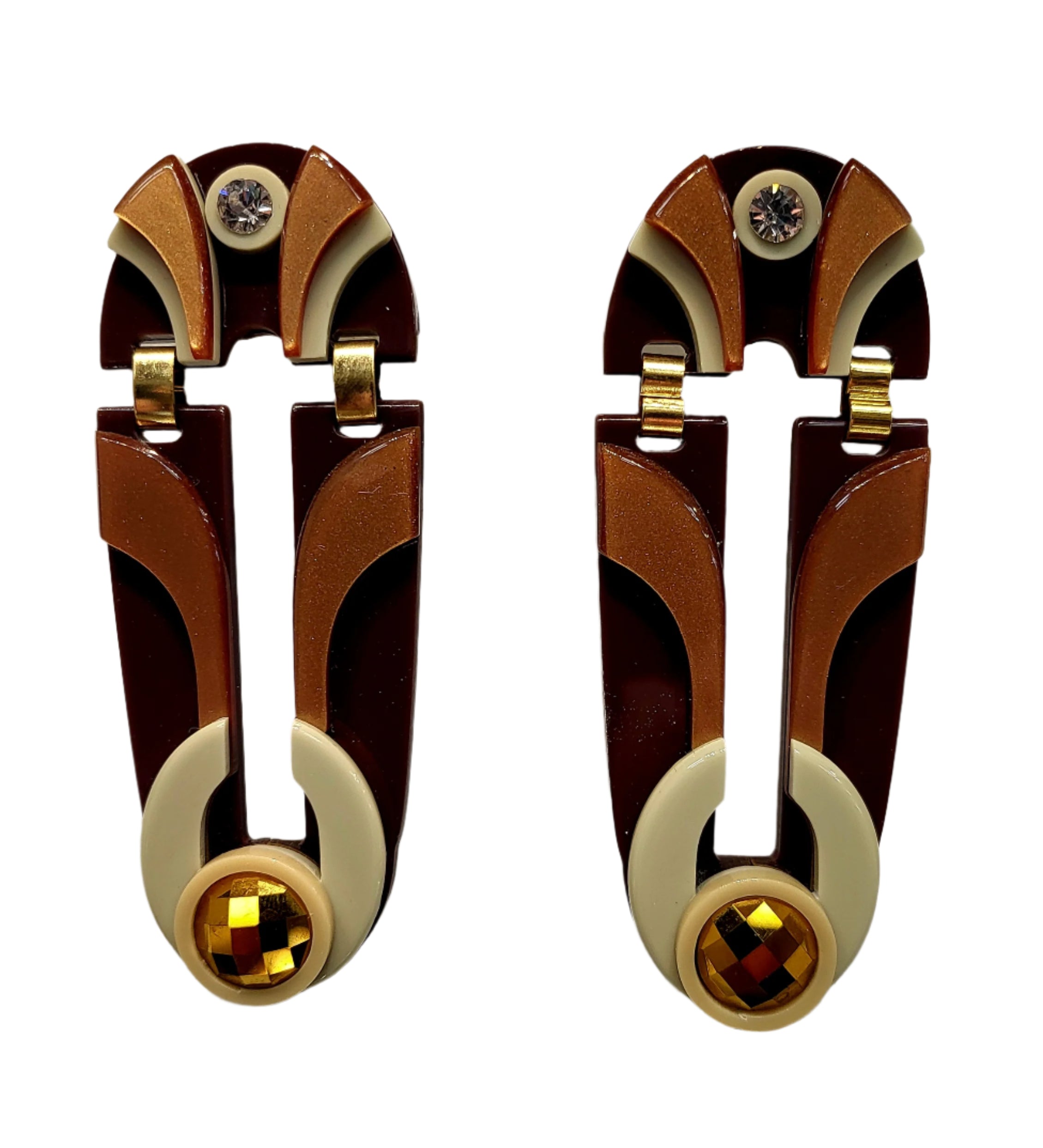 Long Shield earrings