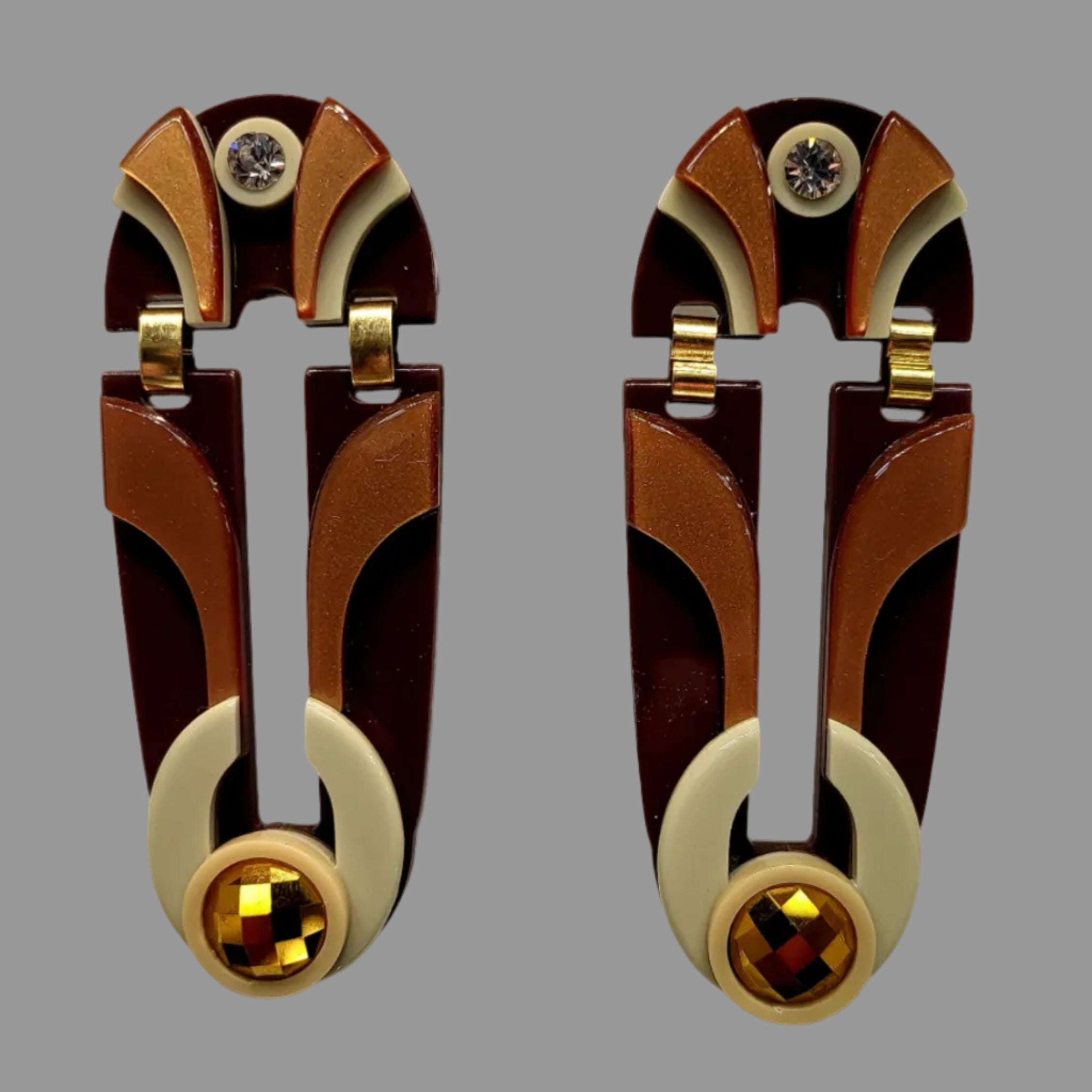 Long Shield earrings