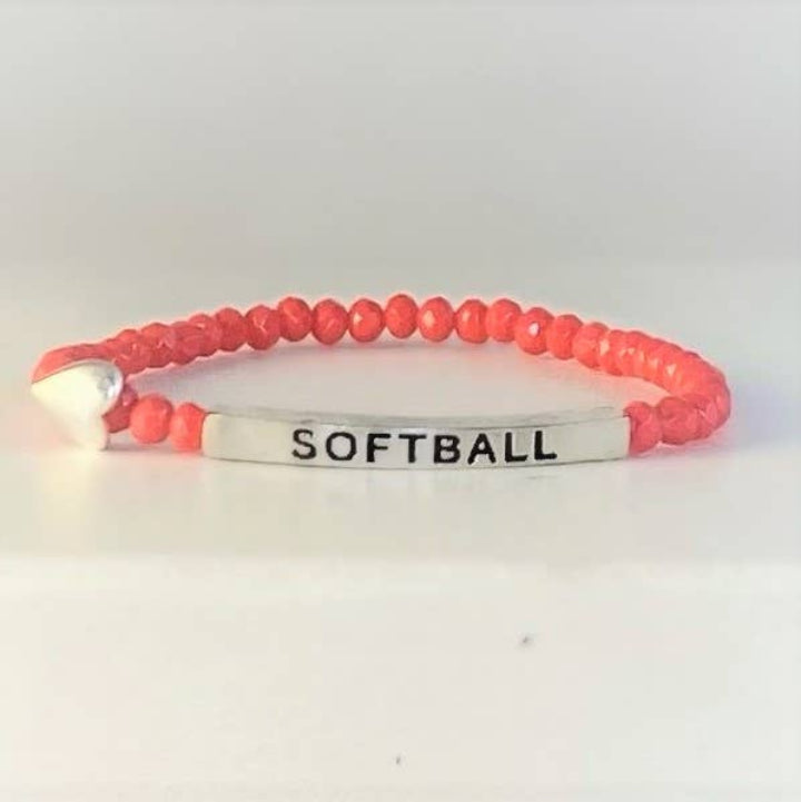 Sports love bracelet- SOFTBALL