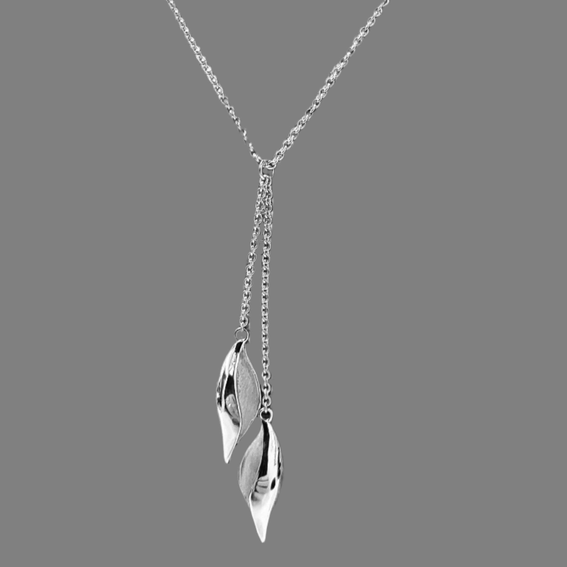 Double lariat necklace