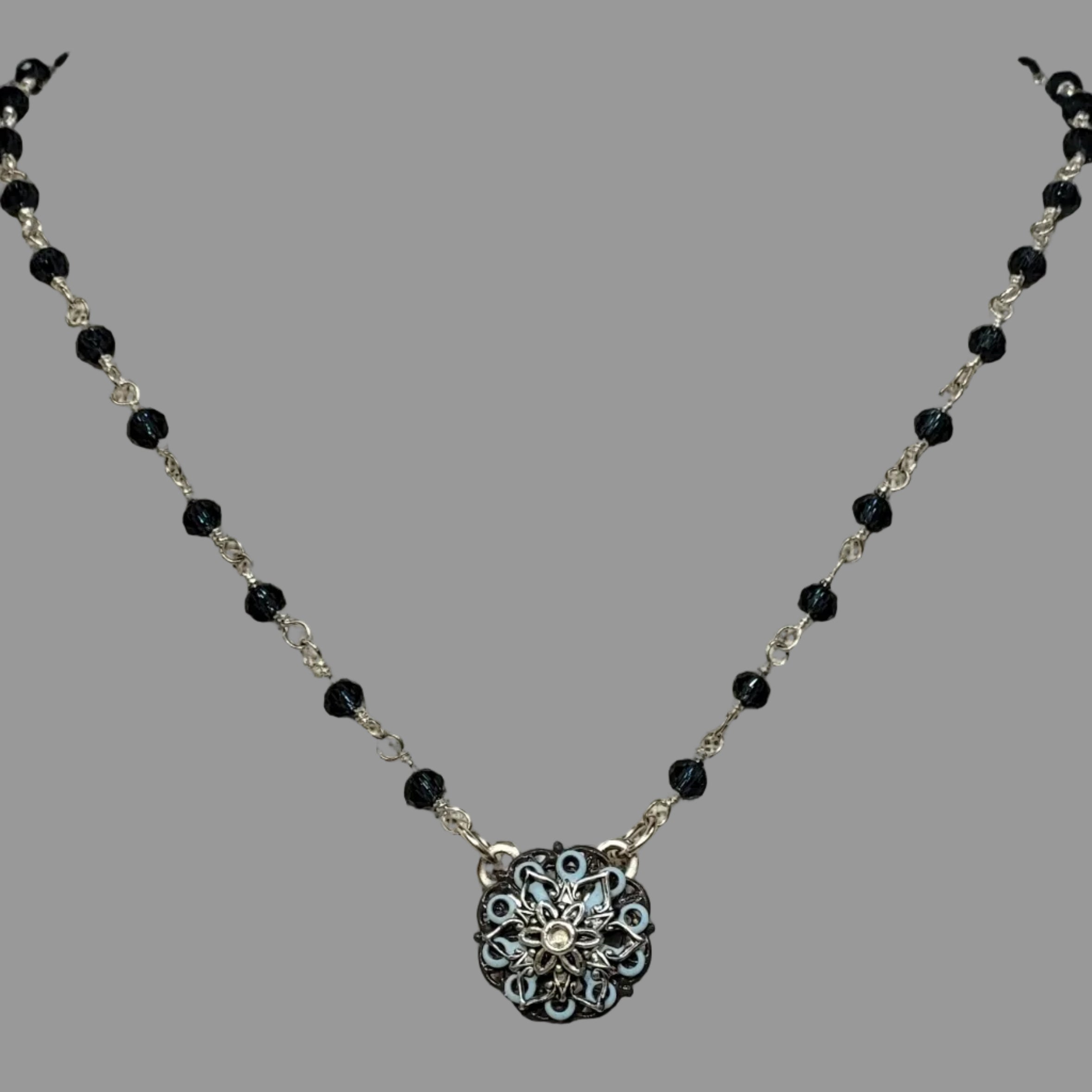 Frida Pendant: Denim