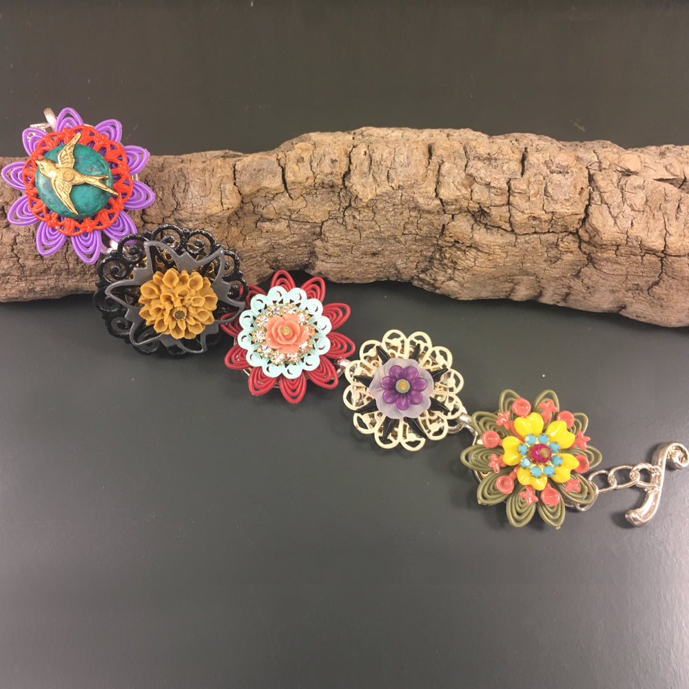 5 Links - Botanical Bracelet