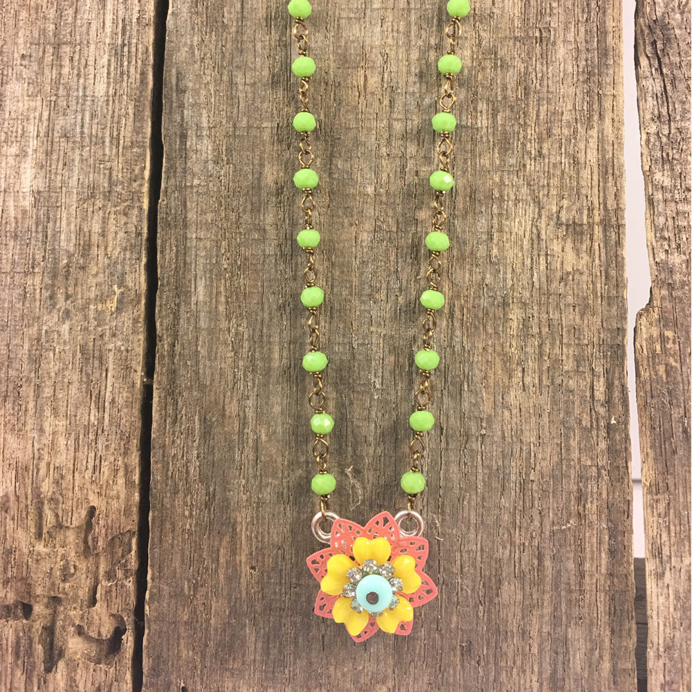 Party Pendant - Botanical Necklace