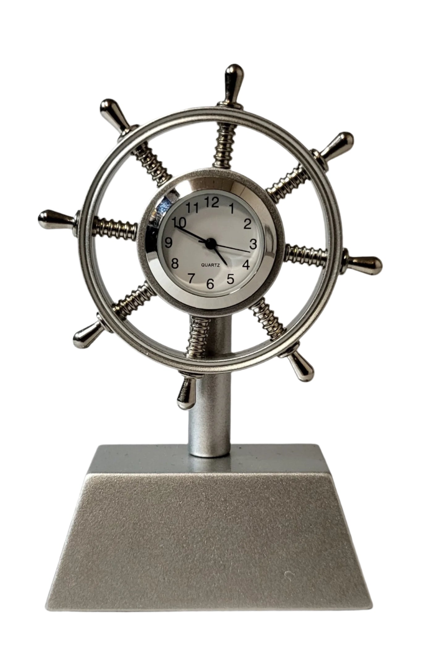 Ship's Wheel Desk clock