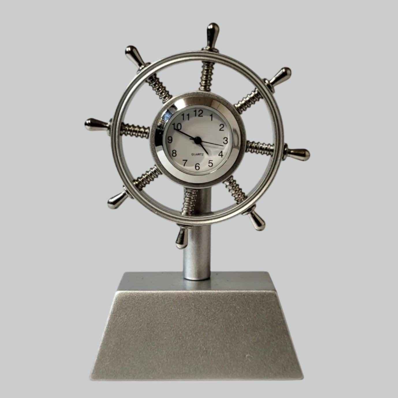 Ship's Wheel Desk clock