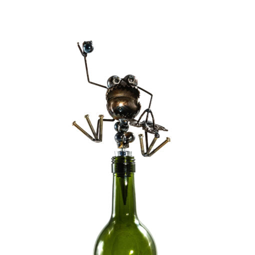 "Celebrate the grape!" wine stopper