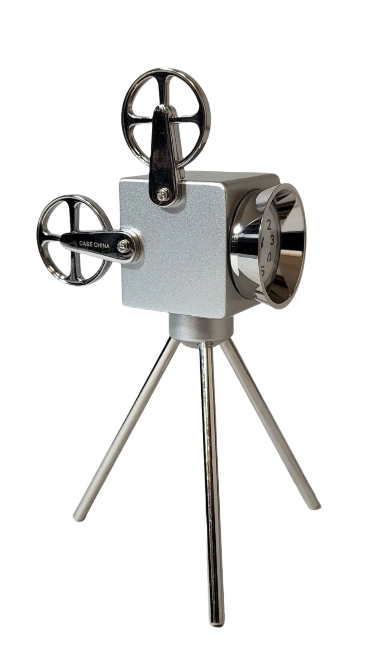 Retro move camera desk clock