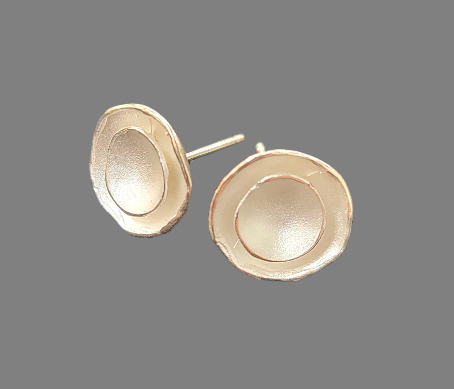 Nested Pods, Sterling silver earrings