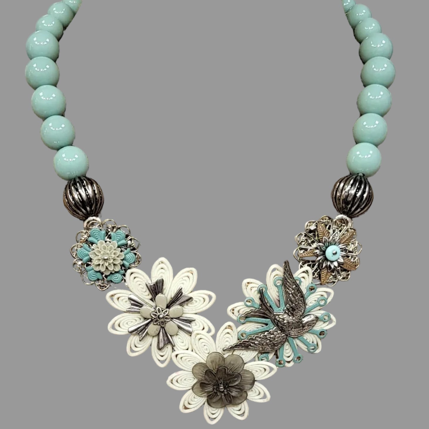Frida Garland Necklace: Desert Blue