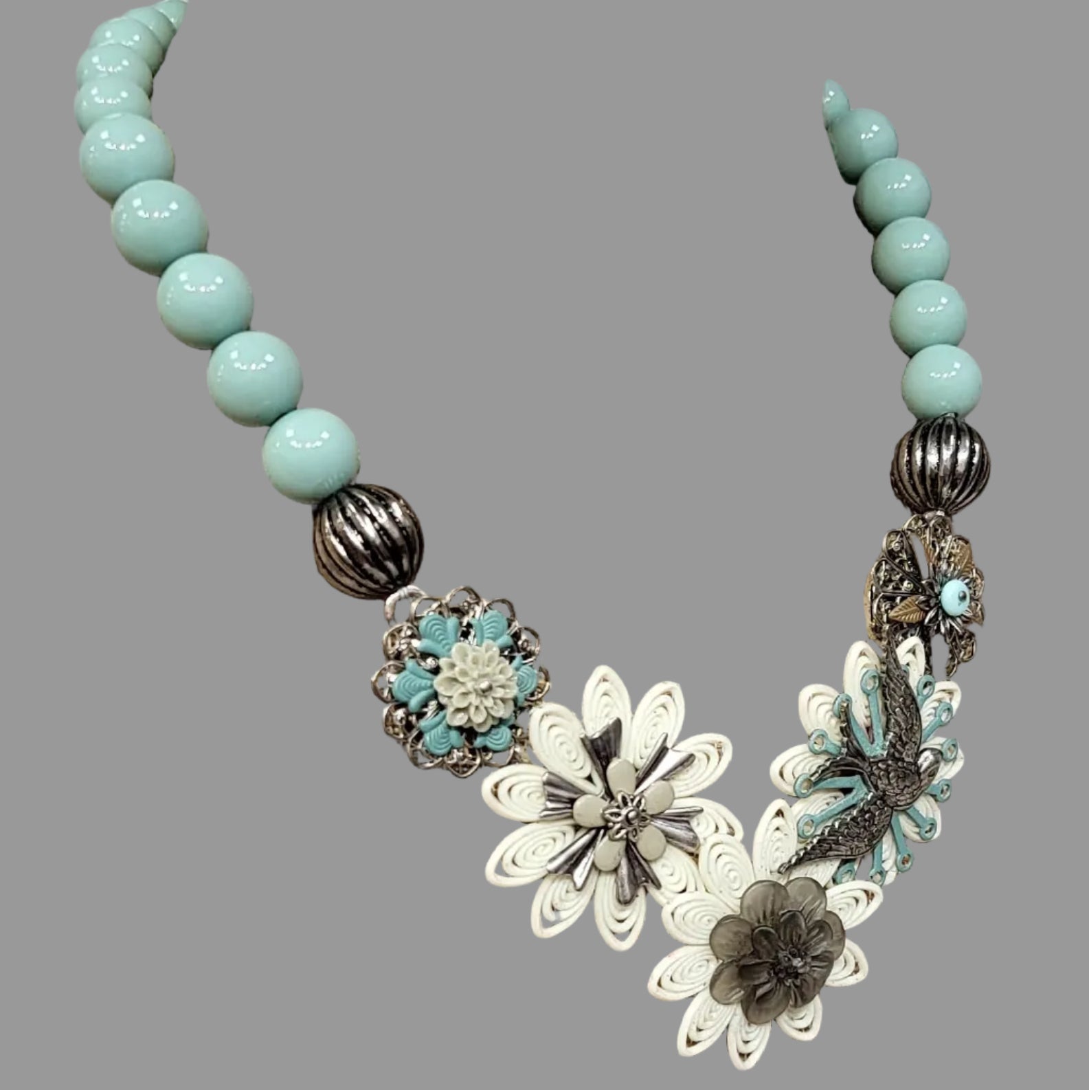 Frida Garland Necklace: Desert Blue