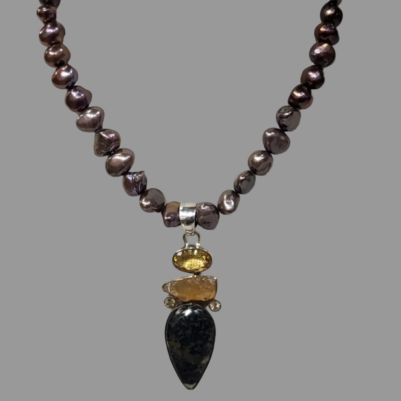 Black Pyrite Pendant