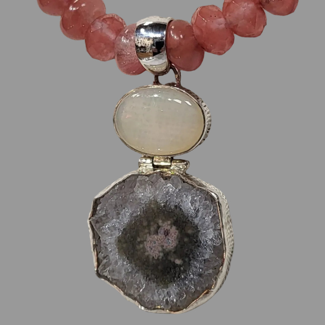 Geode pendant