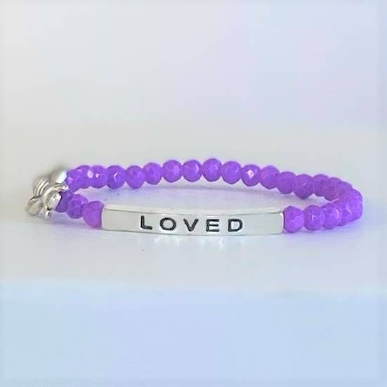 MINI MONK Child affirmation bracelet BEE LOVED