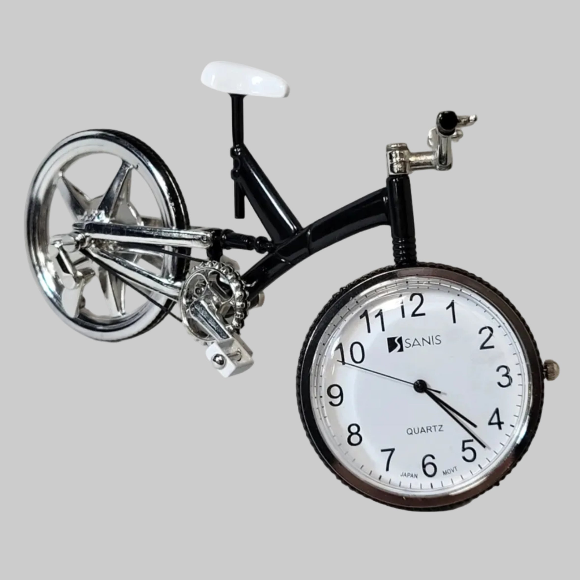 Bicycle desk clock