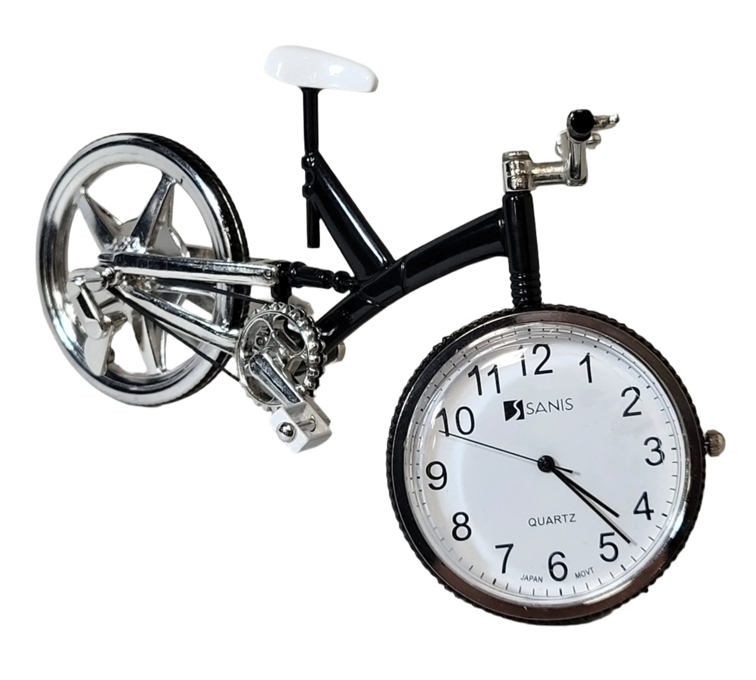 Bicycle desk clock