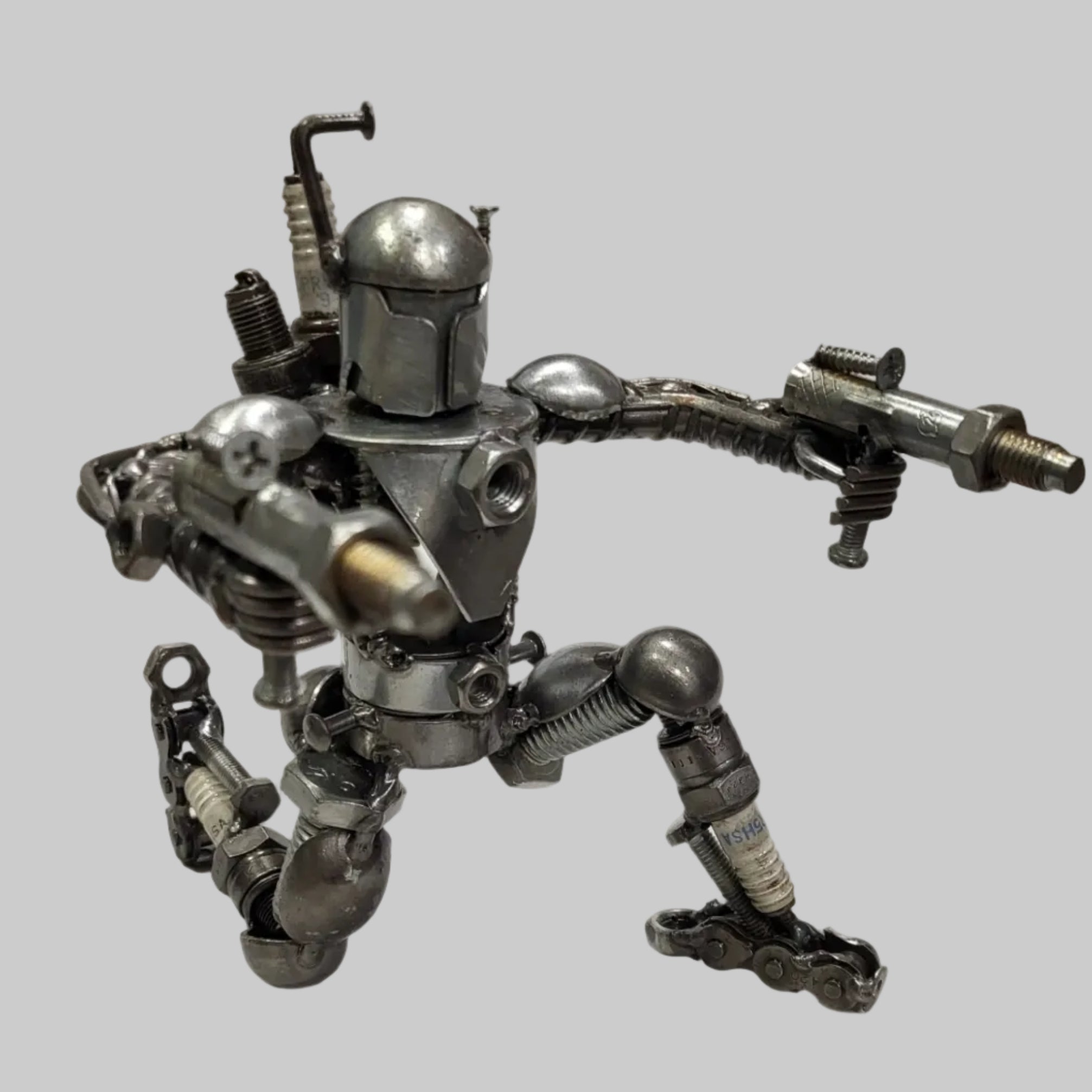 Kneeling Sci Fi Warrior