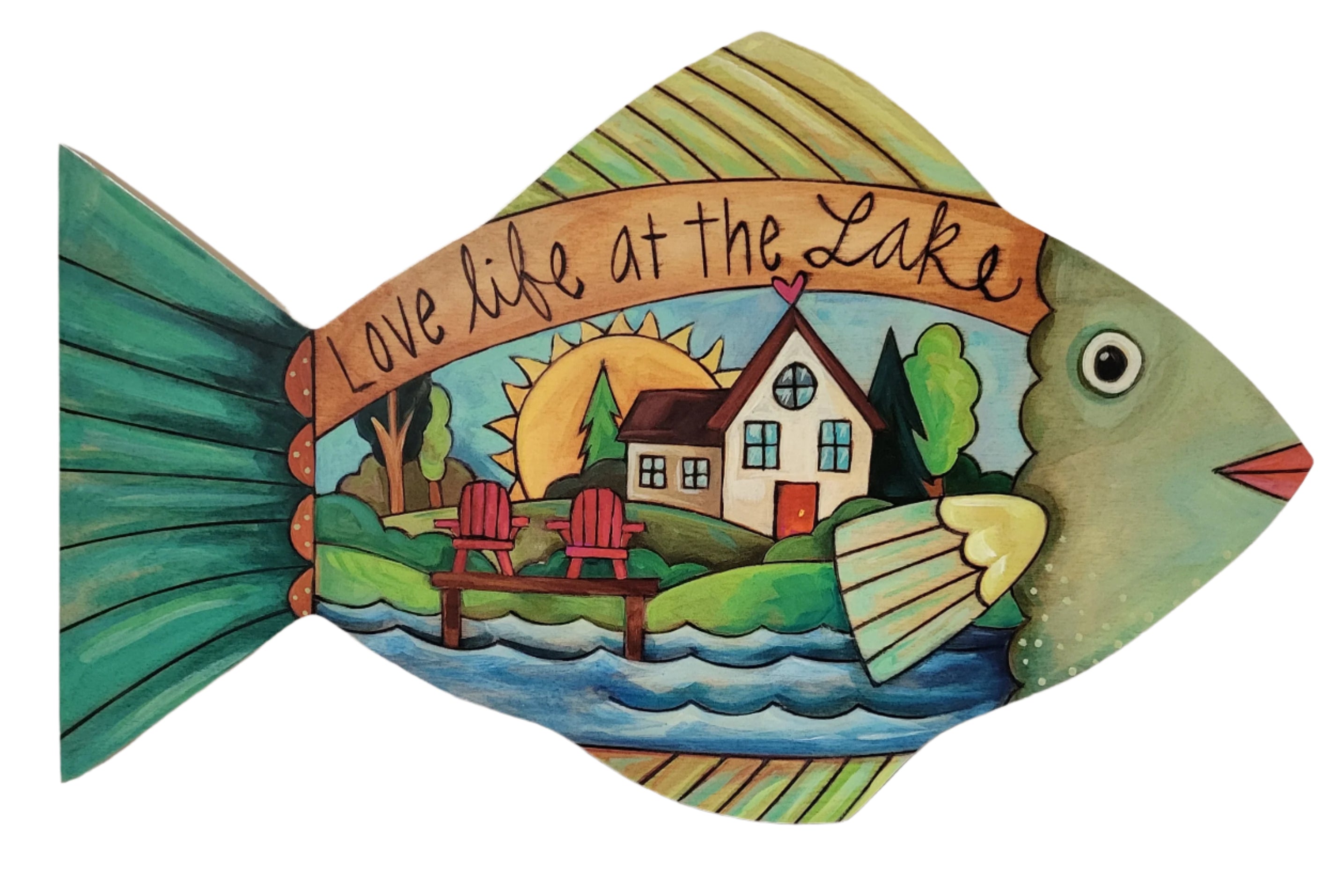 Life at the Lake wall plaque