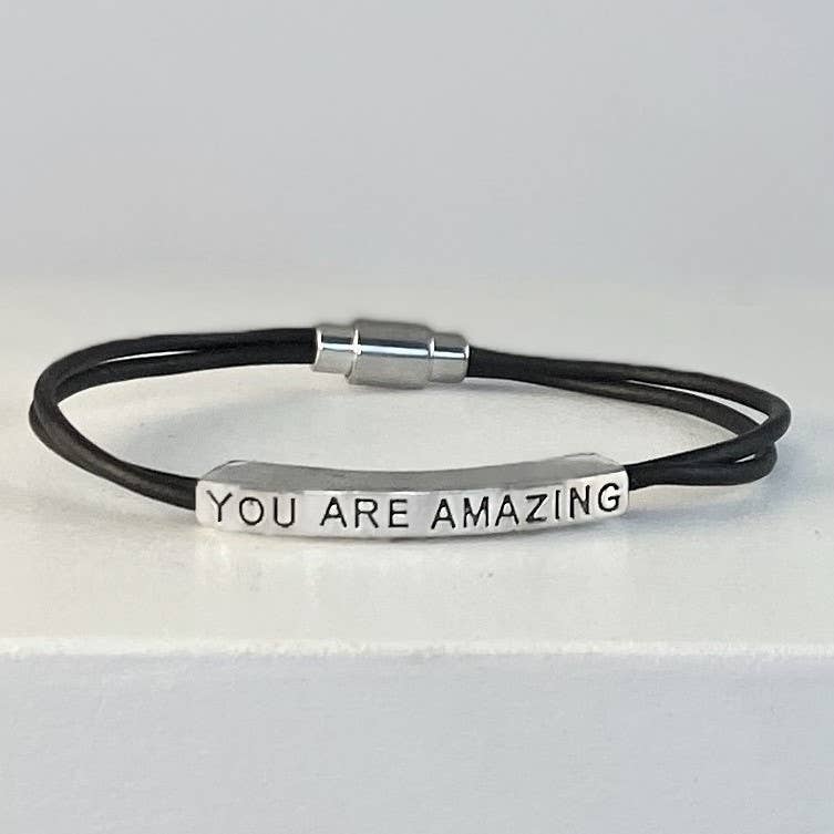 Leather LOVE affirmation YOU ARE AMAZING