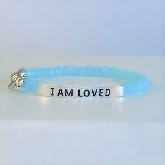 MINI MONK child affirmation bracelet I AM LOVED