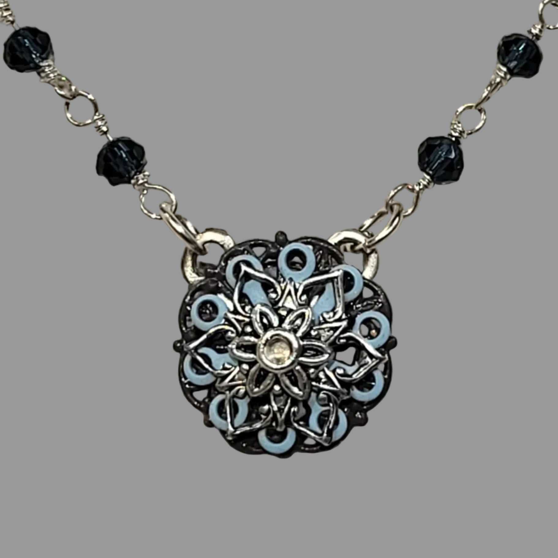 Frida Pendant: Denim