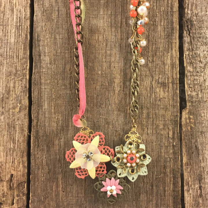 Charm - Orchid Necklace