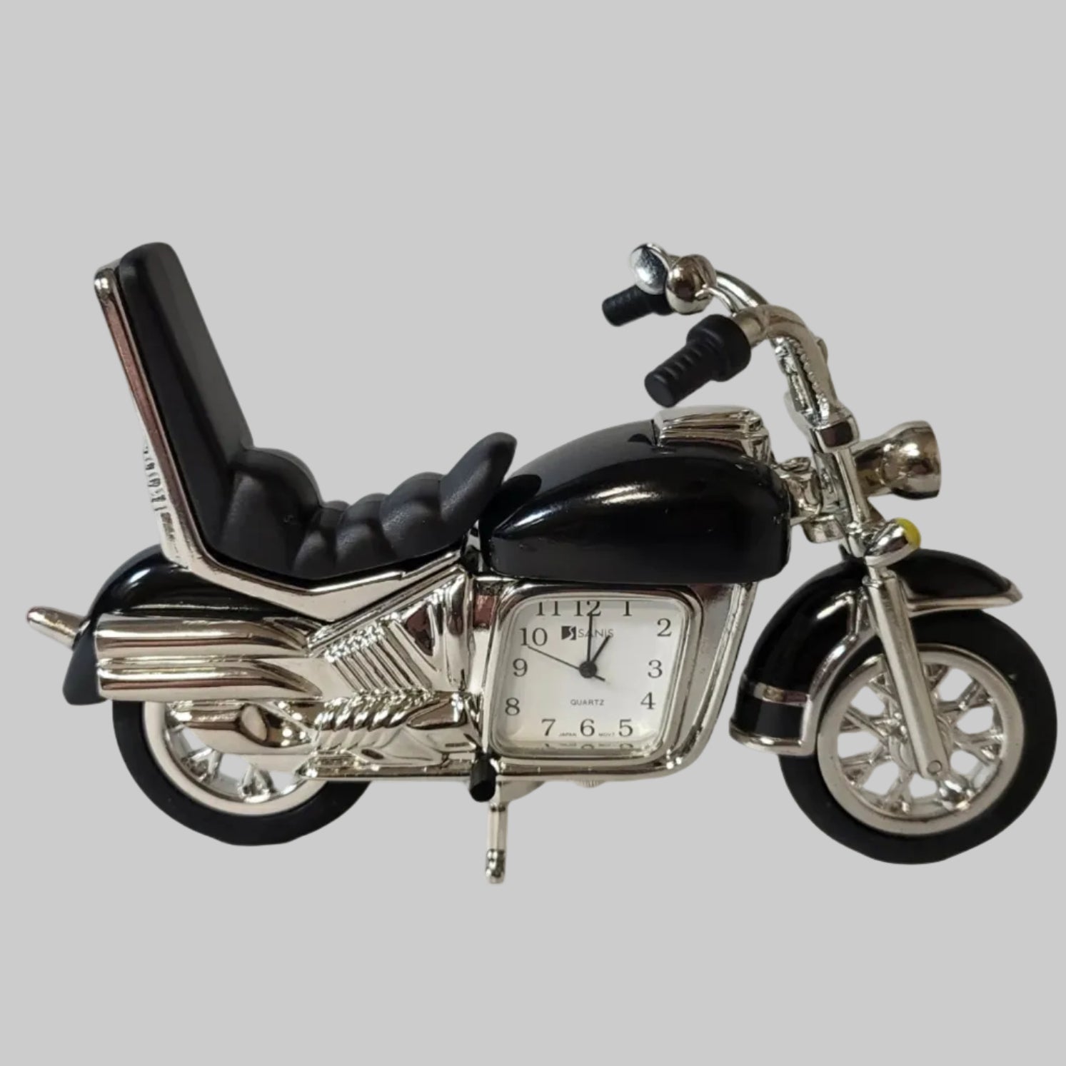 Motorcycle desk clock