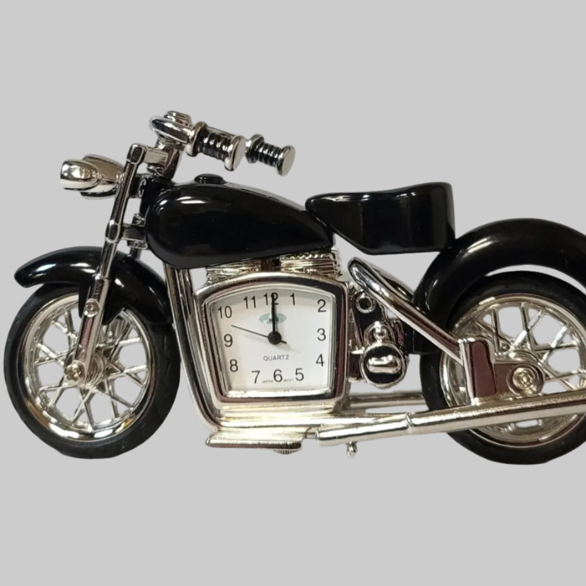 Retro Motorbike desk clock