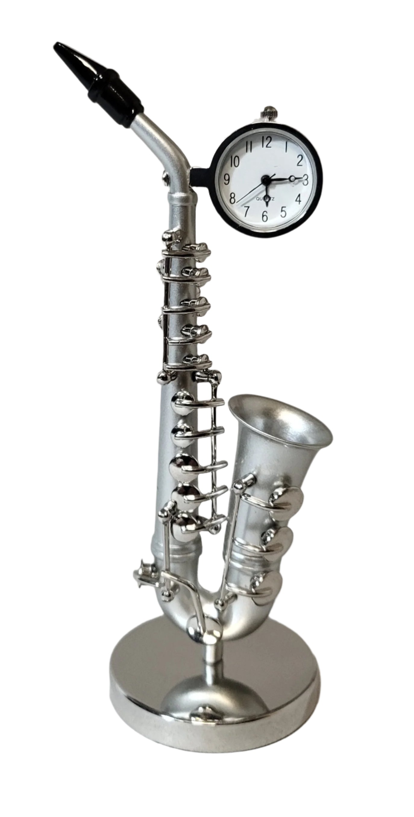 Saxophone desk clock